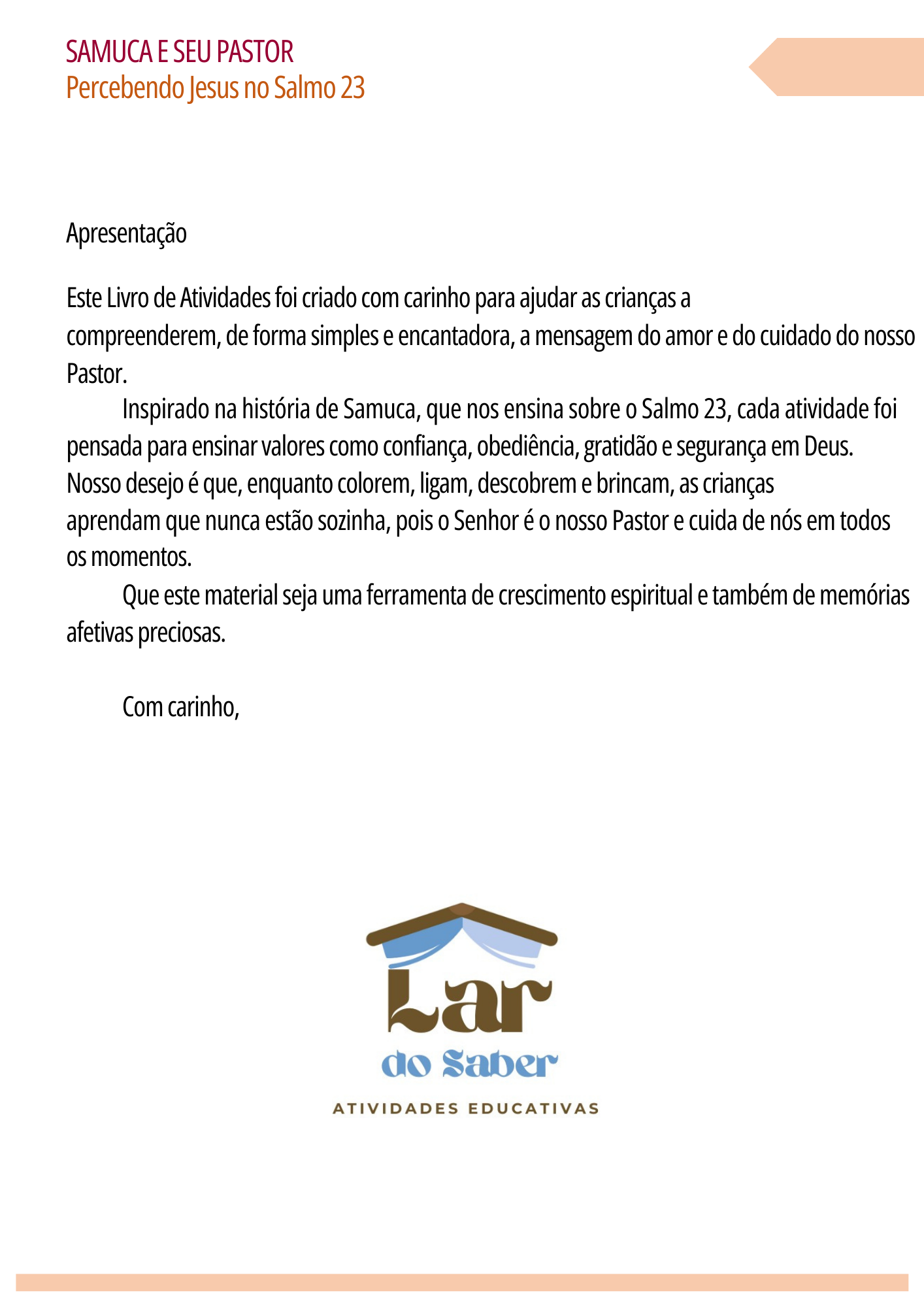 Samuca e seu Pastor- Livro de Atividades - Imagem 2